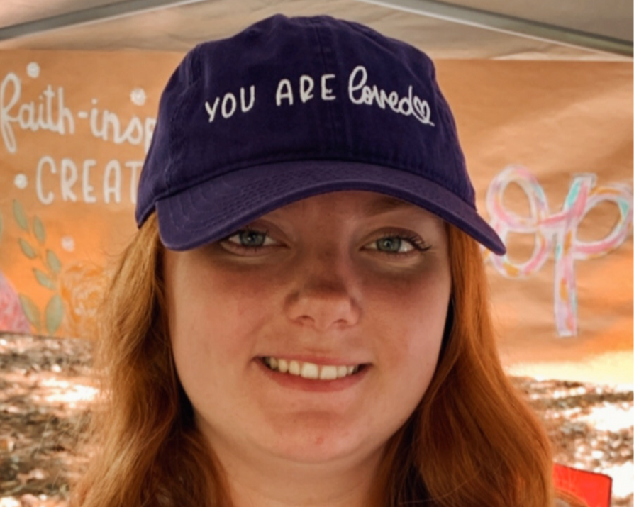 You Are Loved Hat Purple
