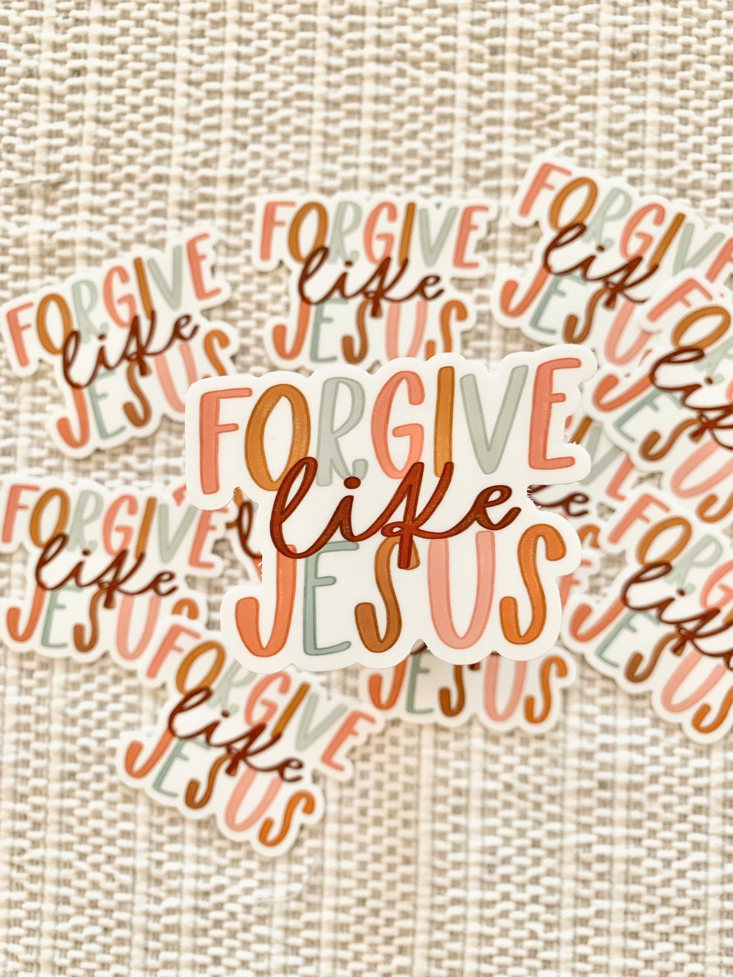 Forgive Like Jesus Vinyl Sticker