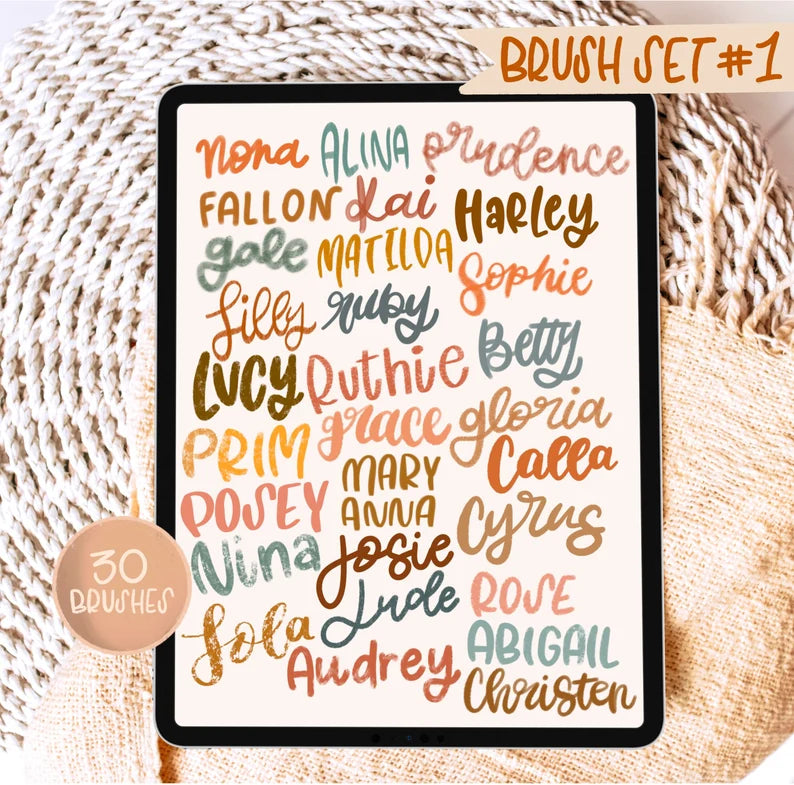 30 Pack Procreate Brush Bundle
