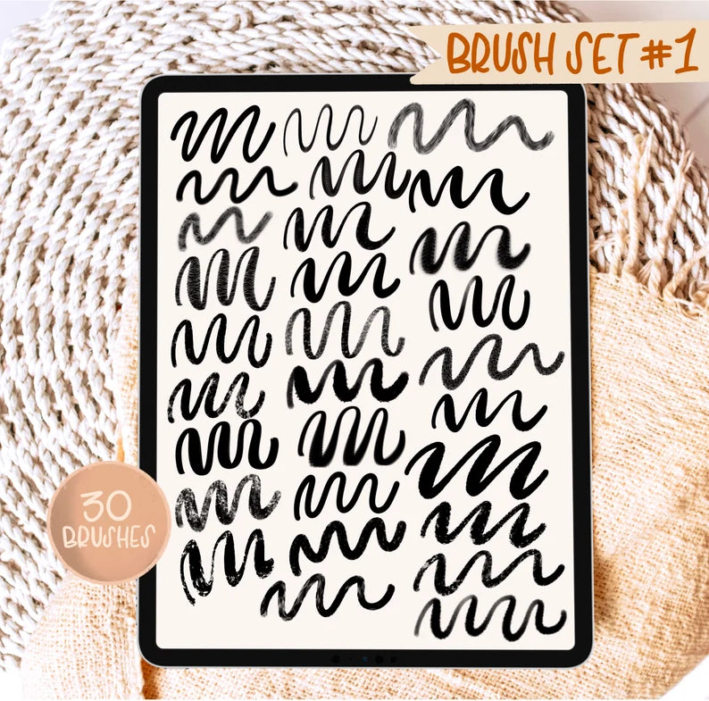 30 Pack Procreate Brush Bundle