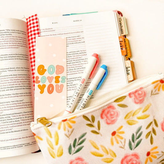 Blooms Zipper Pouch