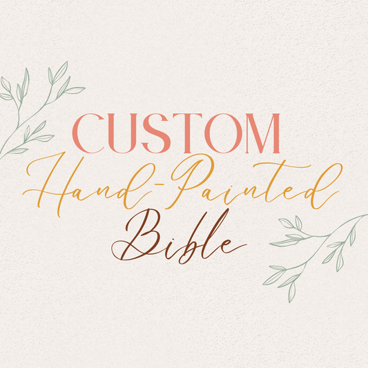 Custom Painted Bible