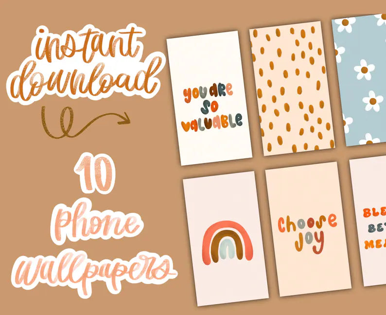 Boho iPhone Wallpaper Pack