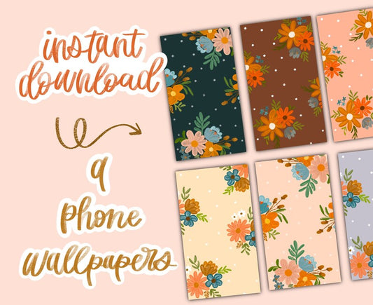 Floral iPhone Wallpaper Pack