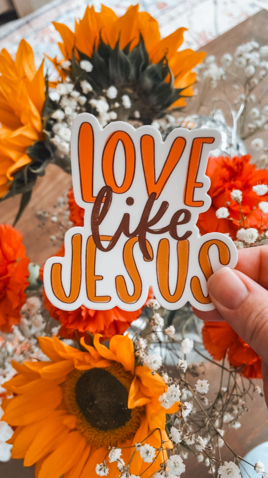 Love Like Jesus Vinyl Sticker