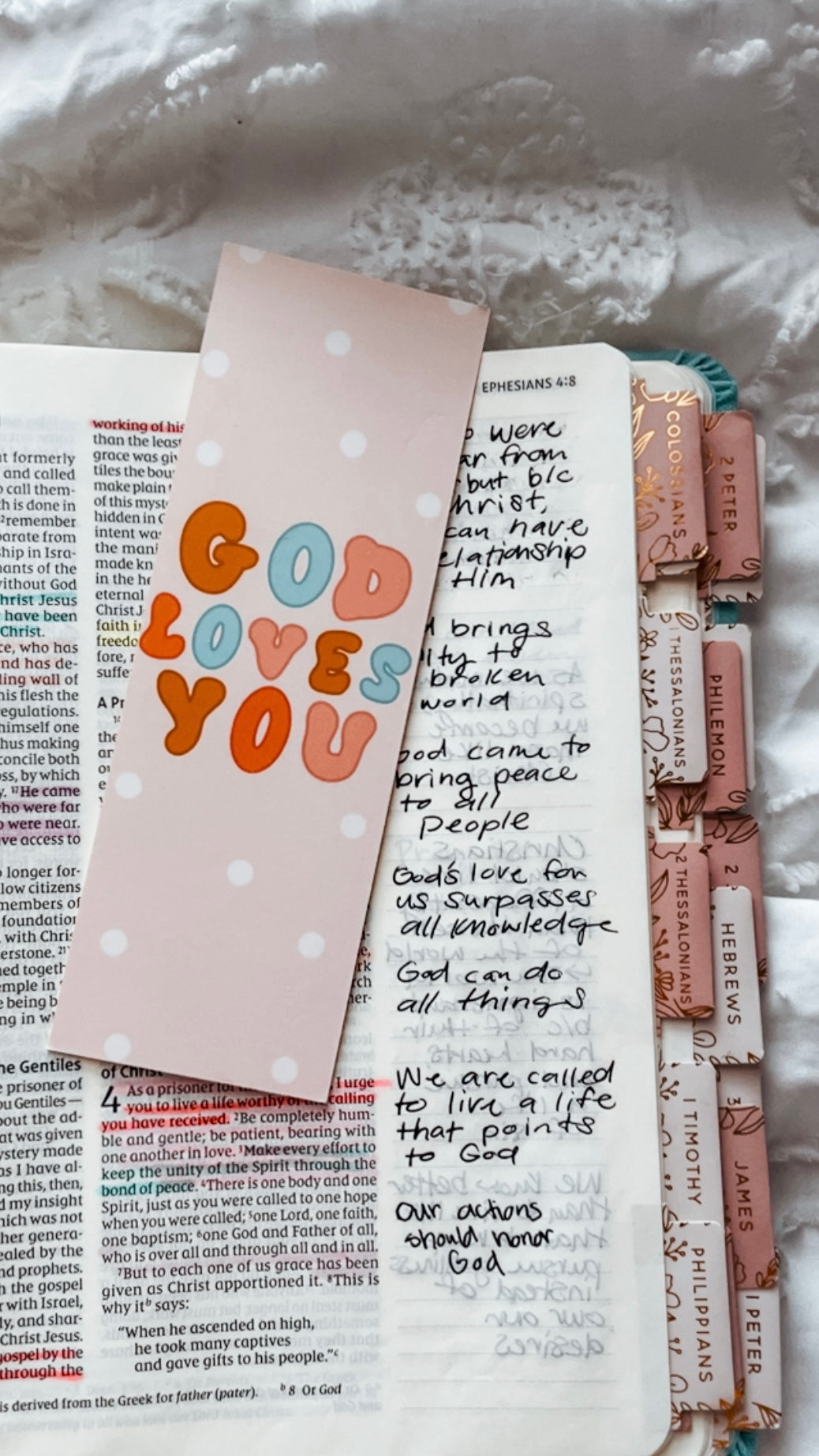 God Loves You Bookmark