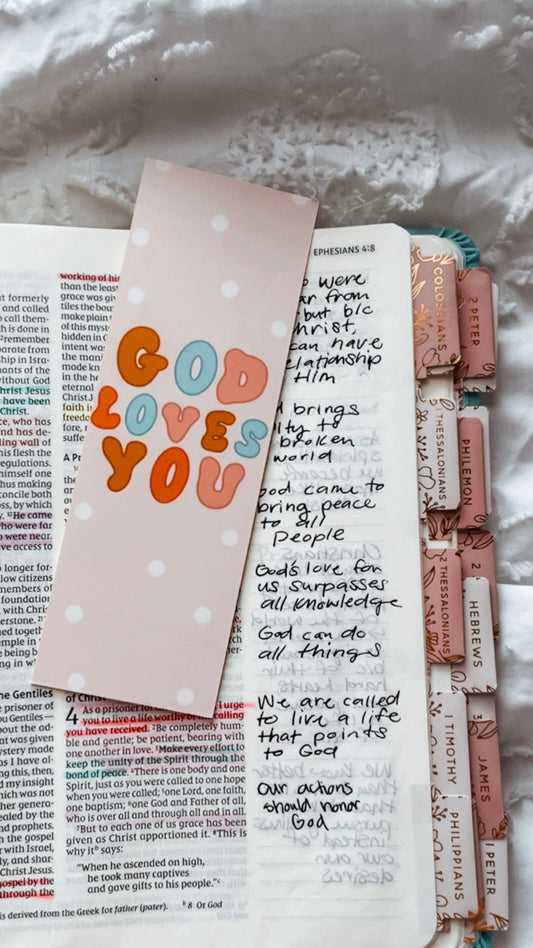 God Loves You Bookmark