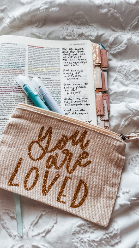 You Are Loved Zipper Pouch