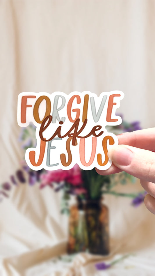 Forgive Like Jesus Vinyl Sticker