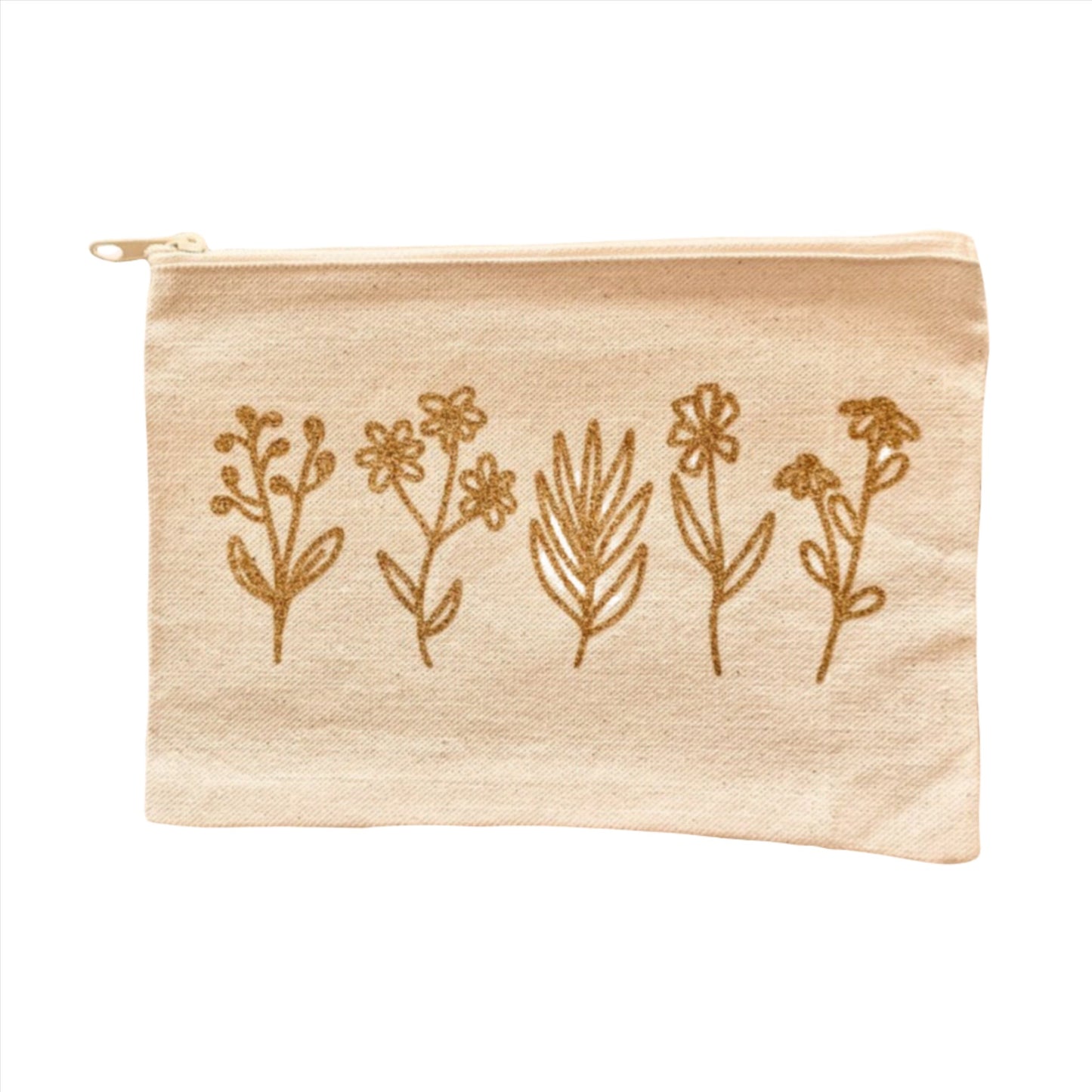 Boho Floral Pencil Pouch