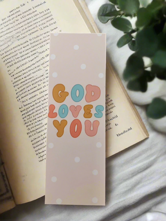 God Loves You Bookmark