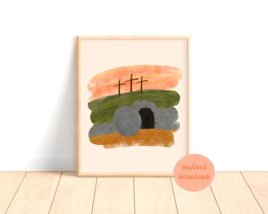 Empty Tomb Digital Print