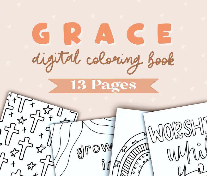 Grace Digital Coloring Book