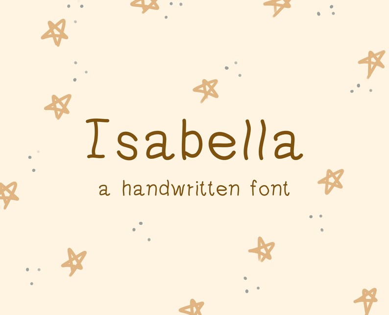 Isabella Handwritten Font