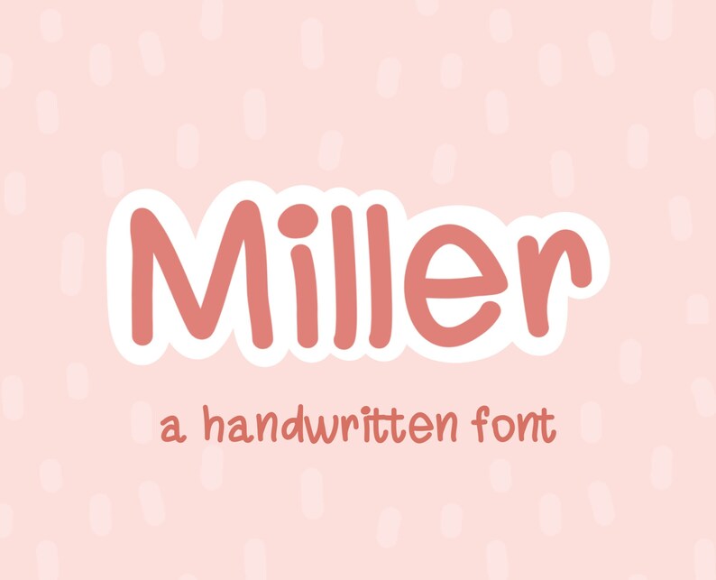 Miller Handwritten Font